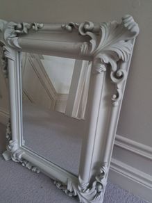 Ornate Grey Mirror