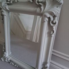 Ornate Grey Mirror