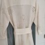 ZARA cream cotton/linen mix shirt dress Sz XXL(Fit 10-12UK) Image 3