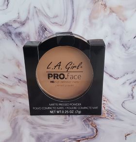 L.A Girl Pro Face Matte Pressed Powder - Medium Beige - New