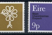 Ireland 1970 - Scott 277-278 European Conservation Year - Mint Never Hinged