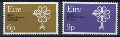 Ireland 1970 - Scott 277-278 European Conservation Year - Mint Never Hinged