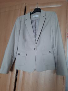 CALVIN KLEIN  Jacket Cotton-Blend Size 16