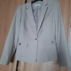 CALVIN KLEIN  Jacket Cotton-Blend Size 16