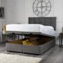 Double or King Size Ottoman Bed Frames + Mattress Image 3
