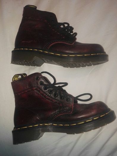 Boys Ox Blood Dr Martens