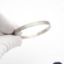 925 Vintage Sterling Silver Engraved Bangle Image 8
