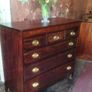 George 111 inlaid mahogany Antique Chest of Drawers Image 8