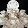 NEW Boxed Duchess English Bone China 21 Ps Tea Set "Carnation" Image 2