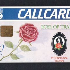 1992 Ireland 20 unit Rose of Tralee '92  (Gemplus GEM1) Call Card Used. Telecom Eireann card number 1038.