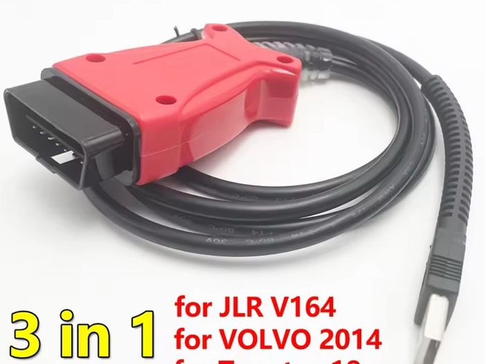 Atmel Chip for Land Rover for Jaguar for Toyota TIS for Volvo Vida 2014d OBD2 Diagnostic Scanner Cable J1850 J2534 PK Mini VCI