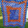 Chunky knitted crochet Blanket Image 5