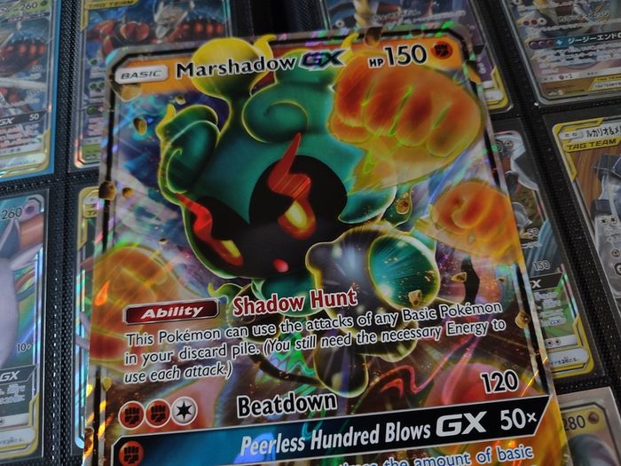 Marshadow GX ! Jumbo Oversized Card ! Burning Shadows ! 2017 ! Pokemon Card !
