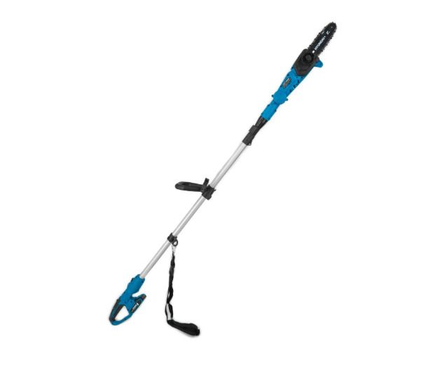 Hyundai 20V Cordless Pole Saw, 2Ah Battery and Charger, Lightweight and Telescopic Chainsaw