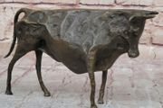 Abstract Picasso Inspired Bull - Bronze, Signed