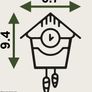 Traditional Carved Cuckoo Clock with Music  Quartz Movement, 12 Melodies & Light Sensor Image 7
