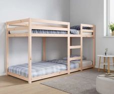 Bunk Bed without Mattress 80x200 cm Solid Wood Pine