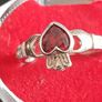 silver claddagh ring Image 8