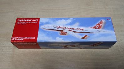 Flyglobespan 1:200 scale model airplane, Boeing 737-800 aircraft, NEW