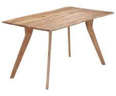 Dining Table 140x80x76 cm Solid Acacia Wood
