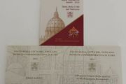 2025 Vatican 3 Coins 2 Euro Folder BU  Michelangelo, Sede Vacante, Holy Year