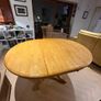 Extendable Solid Wooden Round Dining Table Image 6