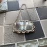 retro port decanter label silver plated Image 3