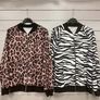 Leopard zipped sweatshirt Image 4