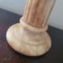 Antique carved marble table lamp Image 3