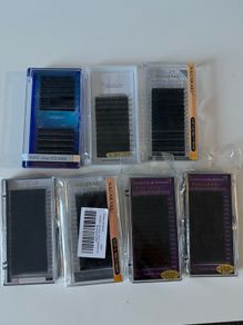 Big Set of NAGARAKU Eyelash Extensions 10 Trays (Mixed Types)