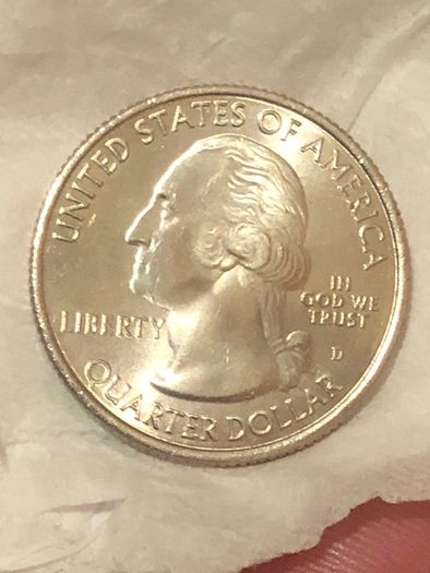 State Quarter Dollar Mint State with full luster