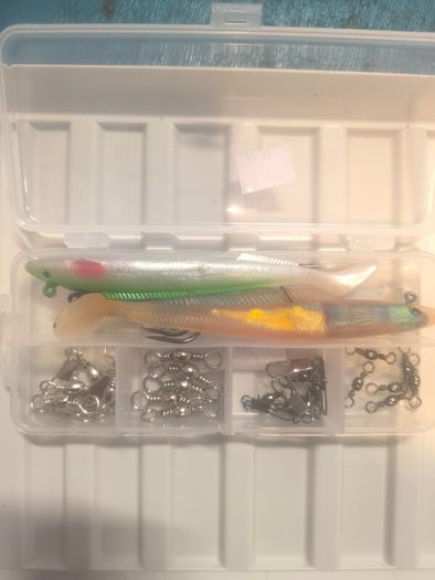 weighted paddle tail lures