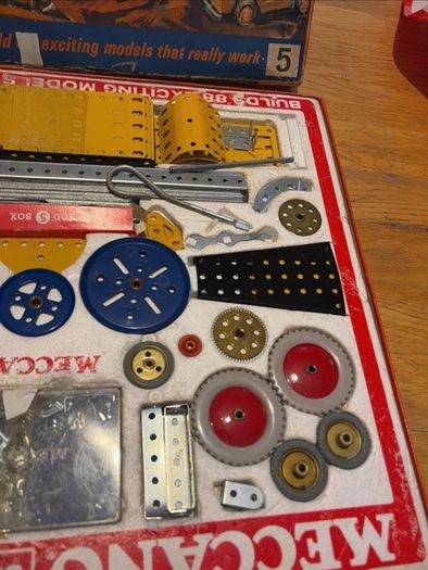 Vintage Meccano Site Engineering Set No. 5 Boxed with All Manuals & Instructions