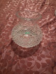 Galway crystal lamp shade.