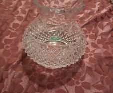 Galway crystal lamp shade.