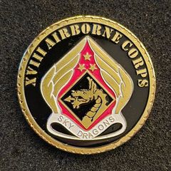United States , 18th airborne corp,  commerative coin.