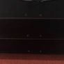 tv stand black glass and chrome  3 glass shelves.42 inches in height and 20 inches in length Image 2