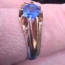 Gold Sapphire Ring Image 4