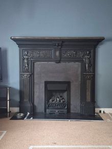 Handmade Cast Iron Fireplace