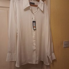 M & S Womens blouse. Cream colour.