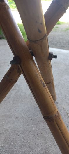 leather seat / stool 60cm foldable