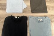 Four Plain T-shirts