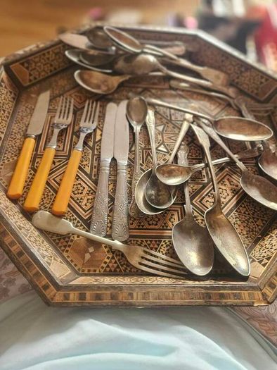 Large Bundle of Vintage Epns and Silver Plated Cutlery