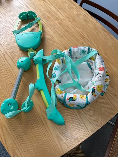 Baby door swing bouncer