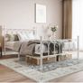 Double Metal Bed Frame 135 x 190 cm with Headboard Image 7