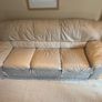 Leather 3 seater couch Image 2
