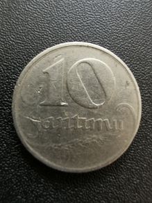 Latvia 10 Santimu