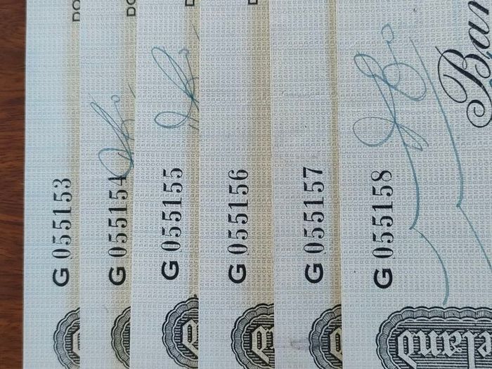 23X 1934 Bank of Ireland Belfast Cheques
