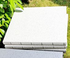Brand new 12 x Kilsaran silver granite patio slabs.