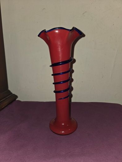 Art Deco Czech Glass Vase